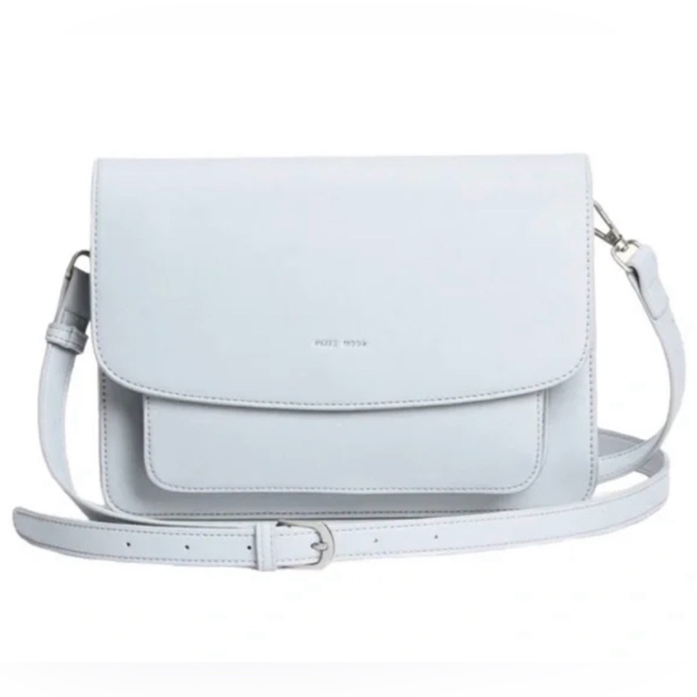 Pixie Mood Zoe Grey Vegan Leather Crossbody Bag NWT